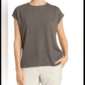 Halogen Cap Sleeve Blouse Small